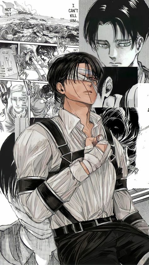 Levi Fan Art, Levi Ackerman Hot, Levi Ackermann, Levi Mikasa, Aot Wallpaper, Album Cover Wallpaper Collage, Attack On Titan Comic, Attack On Titan Ships, Anime Drawing Books