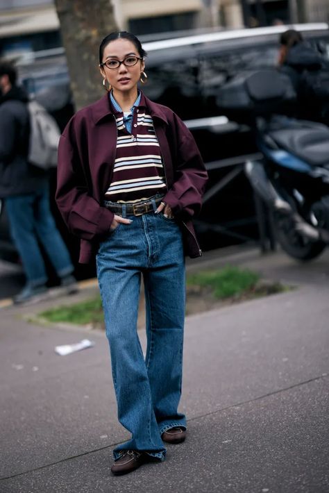 Miu Miu Mini Skirts Took Over Paris Fashion Week Street Style on Day 8 - Fashionista Tomboy Business Casual, Robin Outfit, Everday Style, Street Style Aesthetic, Paris Fashion Week Street Style, Street Style Winter, Street Style Paris, Autumn Street Style, Spring Street Style