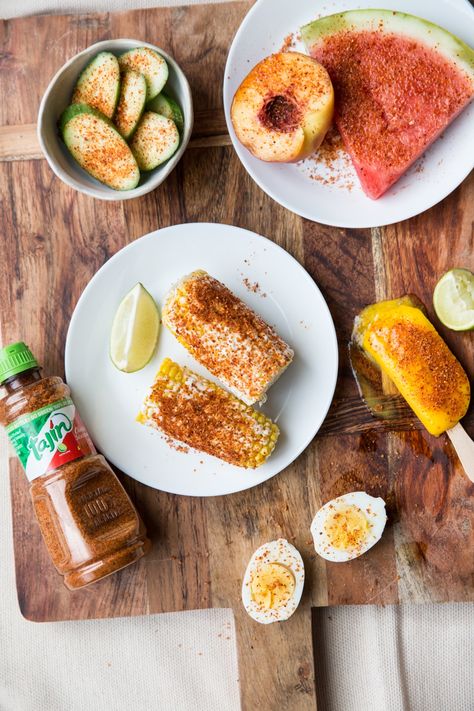 How to use Tajin Tajin Seasoning, Fried Tortilla Chips, Chili Lime Seasoning, Chicken Fingers, Chili Lime, Roasted Chickpeas, Seasoning Blend, Tuna Salad, Tropical Fruit