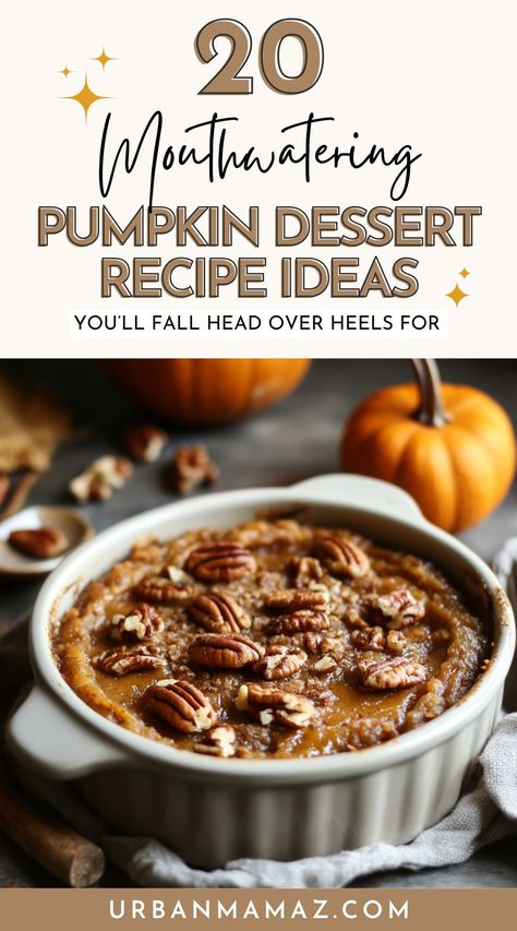 Looking for insanely good pumpkin dessert recipes we absolutely love? Check out these 20 mouthwatering pumpkin dessert recipe ideas you'll fall head over heels for. Pumpkin Dessert Recipes, Thanksgiving Dinner Recipes, Thanksgiving Dinner Menu, Pumpkin Recipes Dessert, Best Pumpkin, Pumpkin Dessert, Canned Pumpkin, Head Over Heels, Dessert Recipe