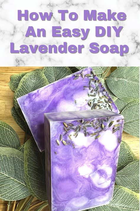 How To Make Lavender Soap, Lavender Melt And Pour Soap Recipes, Lavender Soap Recipe Melt And Pour, Soap Making For Beginners Melt And Pour Easy Diy, Soap Making Melt And Pour, Shea Butter Soap Recipe Melt And Pour, Diy Lavender Soap, Vanilla Soap Recipe, Honey Soap Diy