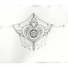 Underbust Tattoo, Drawing Ideas Anime, Sailor Moons, Tattoos Drawing, Sailor Moon Tattoo, Moon Tattoos, Feminine Tattoo, Sternum Tattoo, Dream Tattoos