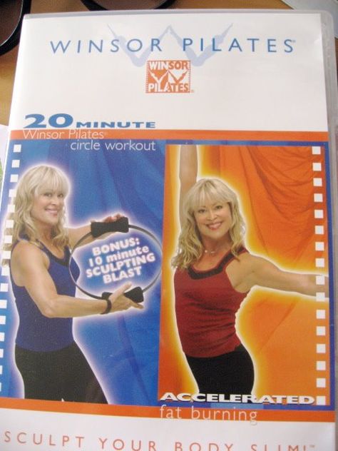 Windsor Pilates.  This is the workout DVD I used that got me into great shape...lost 4 pant sizes!  Eating smart & healthy, and a lot of walking contributed as well!! Windsor Pilates, Circle Workout, Winsor Pilates, Pilates Circle, Full Body Yoga Workout, Tone Body Workout, Pilates Video, 20 Minute Workout, Lose Inches