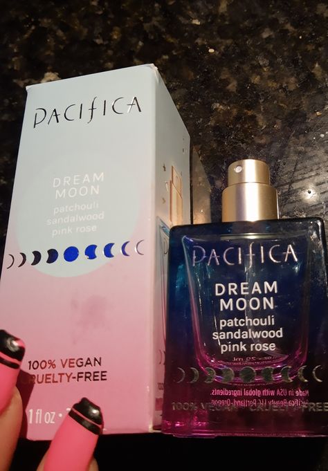 Pacifica Dream Moon Perfume, Pacifica Dream Moon, Cruelty Free Perfume, Pacifica Perfume, Pacifica Beauty, Dream Moon, Cute Box, Body Care Routine, Just Smile