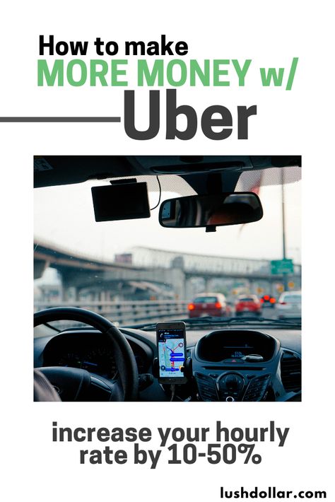 How to make more money with Uber in cities across the United States. Using these tips can easily increase your hourly rate by 10%. Uber Driver Tips And Tricks, Uber Hacks, Uber Car, Car Snacks, Uber Driving, Driver App, Lyft Driver, Food Carrier, Uber Ride