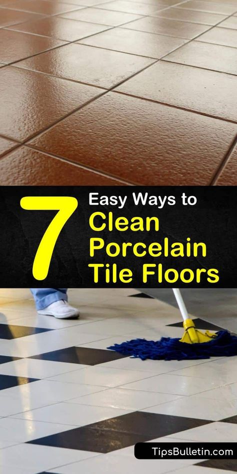 Cleaning Ceramic Tile Floors, How To Clean Tile Floors, How To Clean Ceramic Tile Floors, Clean Porcelain Tile Floors, Cleaning Porcelain Tile, Tile Floor Cleaner, Messy Home, Decorating Hacks, Deep Cleaning Hacks