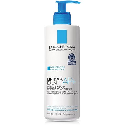 Probiotic Skincare Is the New Immunity-Boosting Trend Your Skin Needs | A dermatologist recommends this moisturizer for dry to extra dry skin because it features a unique prebiotic action on the skin microbiome. The hydrating formula is so gentle that it can be used on infants and eczema sufferers. #beautytips #realsimple #skincare #makeuphacks #bestmakeup Dry Skin Body, Extra Dry Skin, Lotion For Dry Skin, Moisturizing Body Lotion, Moisturizing Face Cream, Cream For Dry Skin, Roche Posay, Moisturizer For Dry Skin, La Roche Posay