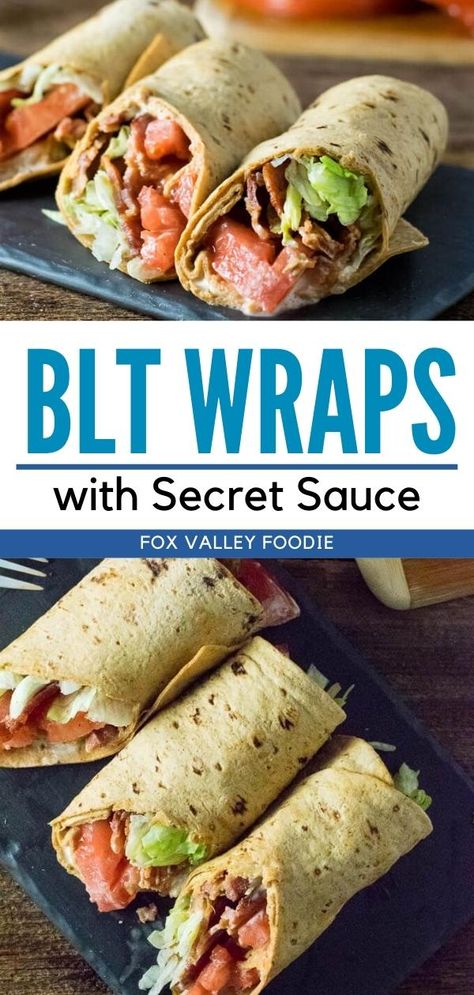 Blt Chicken Salad Lettuce Wraps, Blt Sandwich With Cheese, Blt Meal Prep, Blt Chicken Wraps, Quick And Easy Wraps, Homemade Blt Sandwiches, Blt Recipes Dinners, Quick And Easy Wrap Recipes, High Protein Blt Sandwich