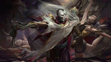 jhin Jhin Mask, League Of Legends Jhin, Dark Souls Concept Art, Jhin League Of Legends, Zed League Of Legends, Akali League Of Legends, League Of Legends Characters, Lol League Of Legends, Realistic Art