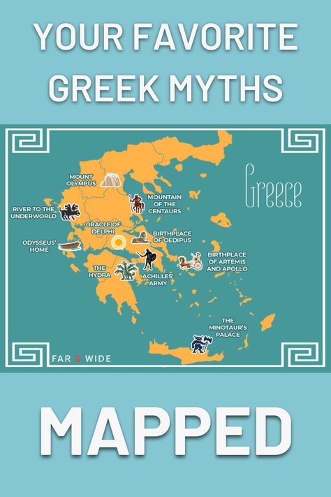 Greece Map, Mount Olympus, Places In Greece, Greek Isles, Greek Myths, Greek Mythology, Real Life, Europe Travel, Greece