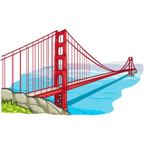 Bridge Clipart, San Francisco Bridge, San Francisco Golden Gate Bridge, Public Private Partnership, New River, Beautiful Places In The World, San Francisco Bay, Best Places To Travel, International Travel