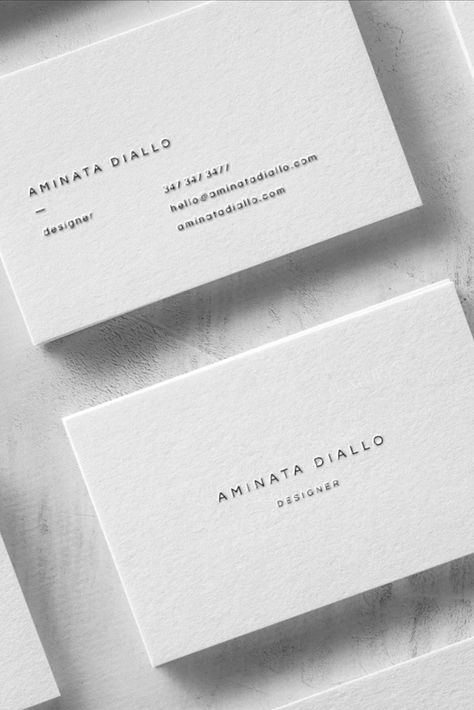 The Diallo is a sleek and modern business card template that is well suited for those seeking a sharp and elevated brand presence. With its sophisticated typeface and minimal layout, it can be seamlessly adapted into many professions and services while maintaining a polished edge. Pro tip: print on colored paper for a more branded look. Sleek Business Cards, Yoga Business Cards, Minimal Visiting Card, Sophisticated Typeface, Modern Moodboard, Business Card Minimal, Minimal Business Card Design, Business Card Layout, Sophisticated Business Card