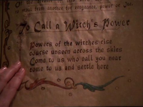 All Images of Witchcraft | Powers - Charmed Wiki - For all your Charmed needs! Summoning Spells, Solitary Witch, Halloween Spell Book, Charmed Spells, Witch Powers, Witchcraft Spells For Beginners, Charmed Book Of Shadows, Spells For Beginners, Easy Spells