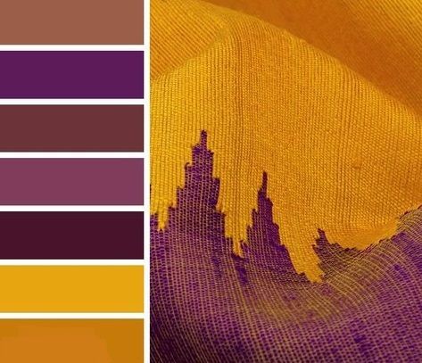 Mustard Colour Combination, Mustard Color Scheme, Plum Color Palette, Colour Scheme Ideas, Yellow Color Combinations, Carmel Color, African Colors, Textile Interior, Paint Color Palettes