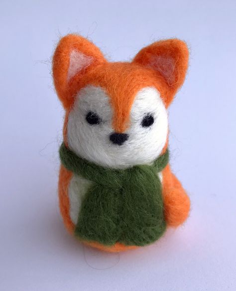 Excited to share this item from my #etsy shop: Digital PDF ONLY! Felt Fox in a Scarf Tutorial/Pattern for All Levels Needle Felting #felting #patterntutorial #needlefelting #digitalpdfpattern #beginnerfelting Felted Fox, Feather Keychain, Needle Felted Fox, Gnome Tutorial, Imagination Station, Felt Fox, Woodland Fox, Scarf Tutorial, Needle Felting Projects