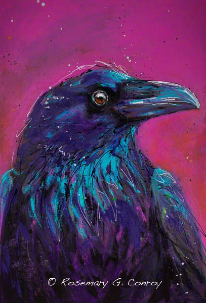 Crow Painting, Crow Art, Raven Art, Somebody To Love, Bird Drawings, Diy Art Painting, Pics Art, Crows, Birds Painting