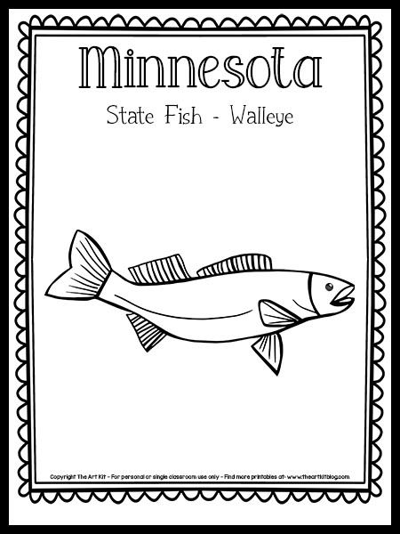 Minnesota Crafts, Fathers Day Coloring Page, Mario Coloring Pages, Swear Word Coloring Book, Fish Coloring Page, State Symbols, Swear Word Coloring, Abstract Coloring Pages, Words Coloring Book