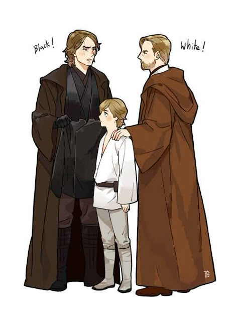 Anakin Obi Wan Luke Anakin Vs Obi Wan, Star Wars Logos, Anakin Obi Wan, Star Wars Dark Side, I Do What I Want, Star Wars Anakin, Star Wars Facts, Star Wars Jokes, Star Wars Drawings