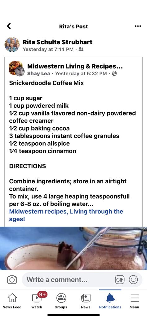 Snickers Coffee Creamer Recipe, Snickerdoodle Coffee, Powder Coffee Creamer, Coffee Creamer Recipe, Creamer Recipe, Recipes Drinks, Coffee Granules, Coffee Mix, Baking Cocoa