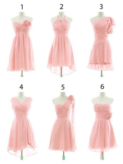 Short length peach bridesmaid dresses Peach Dress Short, Rose Pink Bridesmaid Dresses, Pink Bridesmaid Dresses Short, Peach Bridesmaid, Peach Gown, Peach Bridesmaid Dresses, Color Melon, Fashion Boards, Peach Party