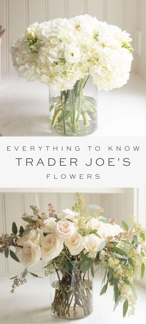 Trader Joe’s Flowers For Wedding, Fresh Floral Arrangements Diy, Table Top Flower Arrangements Simple, Winter Floral Arrangements Diy, Brunch Floral Arrangements, Arrange Grocery Store Flowers, Grocery Store Flowers Arrangements, Diy Trader Joes Flower Bouquet, Daffodil Arrangements Floral Design