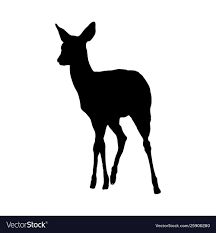 Doe Silhouette, Deer Silhouette Art, Deer Silhouette, Silhouette Art, Clever Crafts, Design Vector, Travel Poster, Transparent Png, Free Vector Images