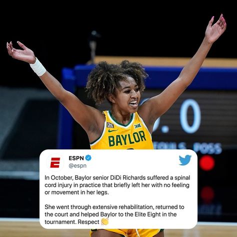 ESPN on Instagram: “Nothing but respect for DiDi Richards 👏@didirich2 @espnw” Didi Richards, Instagram Profile, Basketball, On Instagram, Instagram