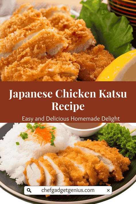 Japanese chicken katsu, homemade chicken katsu, easy chicken katsu recipe, crispy chicken cutlets, Japanese fried chicken, chicken katsu dinner ideas, authentic chicken katsu, Japanese comfort food, simple katsu recipe, chicken katsu with panko Easy Chicken Katsu Recipe, Japanese Chicken Recipes, Japanese Chicken Katsu, Chicken Katsu Recipe, Katsu Chicken, Chicken Katsu Recipes, Tonkatsu Ramen, Katsu Recipes, Miso Soup Recipe