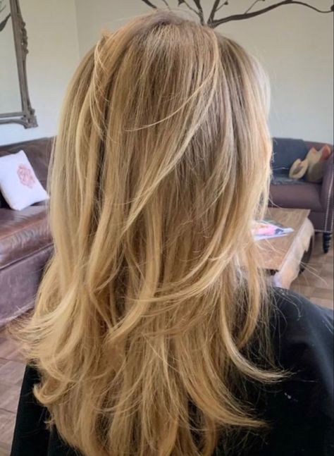 Middle Length Layered Hair, Blonde Hair Inspiration Shoulder Length, Layers For Medium Length Hair Straight, Middle Length Haircut With Layers, Light Layers Haircut Medium, Middle Length Haircut, Middle Length Hair, Caramel Blonde Hair, Blonde Layered Hair