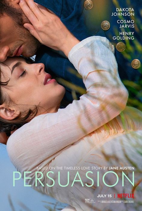 Persuasion Movie Poster, Persuasion Movie, Henry Golding, Jane Austen Movies, Kevin Mckidd, Persuasion Jane Austen, American Dreams, Film Netflix, Jacqueline Bisset