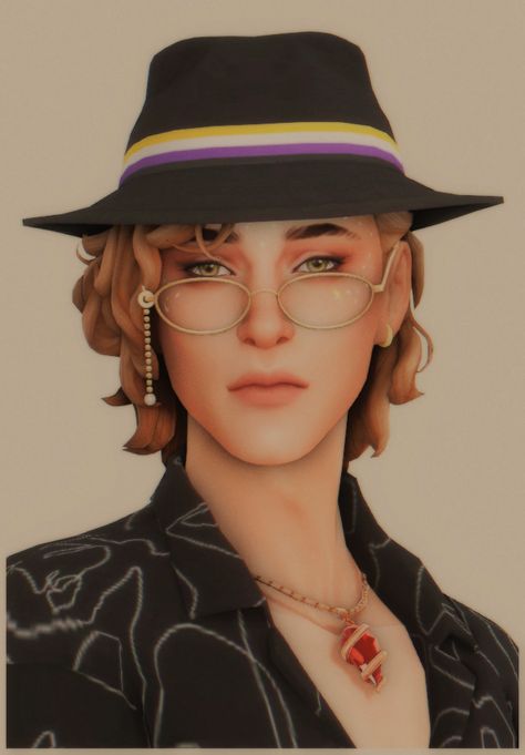 Lesbian Outfits, Free Sims 4, Pork Pie Hat, Sims 4 Cas, Sims 4 Cc Finds, The Sims4, Sims 4 Custom Content, Sims 4 Mods, Pride Month