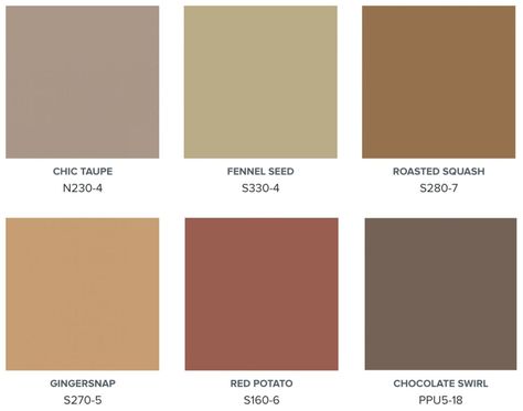 Gathered Goods - Colorfully BEHR Earth Tone Paint Colors, Fall Paint Colors, Earth Tones Paint, Painted Earth, Earth Tone Color Palette, Autumn Color Palette, Behr Colors, Behr Paint Colors, Earth Tone Color