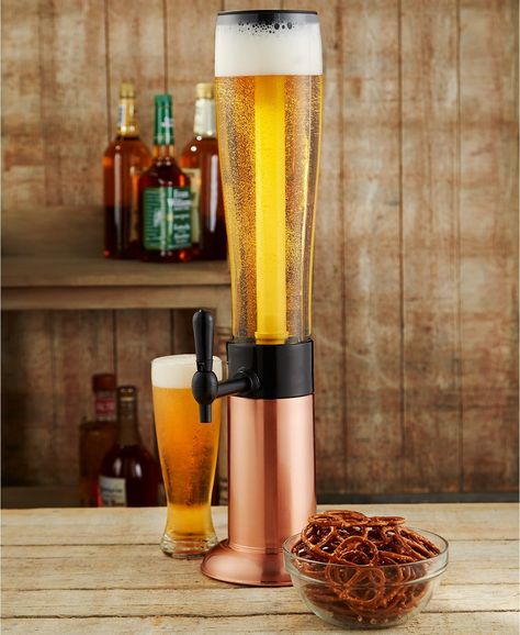 Beer Accessories, Beer Tower, Gift Towers, Man Cave Home Bar, Draft Beer, Bar Gifts, Man Cave Bar, Drink Dispenser, Best Beer