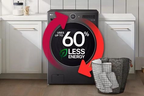 5.0 cu. ft. Front Load WashCombo - WM6998HBA | LG USA Lg Washer, Drum Light, Tub Cleaner, Tempered Glass Door, Washer Dryer Combo, Front Load Washer, Energy Saver, Smart Appliances, Cooking Equipment