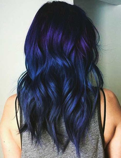 Teal Ombre Hair, Blue And Purple Hair, Mermaid Hair Color, Purple Ombre Hair, Blue Ombre Hair, Hair Color Purple, Remy Human Hair Extensions, Hair Color Blue, Ombre Hair Color