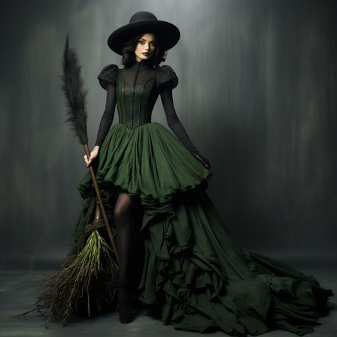 #WickedWitchOfTheWest #OzVillainVogue #EmeraldCityEvil #BroomstickBabe #WitchyWardrobe #Halloween2023 #CostumeGoals #FairytaleFoeFashion #TrendingCostumes #HalloweenInspo #UniqueCostumes #CosplayCreativity #WizardOfOzWonders #WickedWitchStyle Wicked Witch Of The West Costume, Witch Of The West Costume, Wicked Costumes, Wicked Witch Of The West, Witch Of The West, Unique Costumes, Halloween Inspo, Wicked Witch, Wizard Of Oz