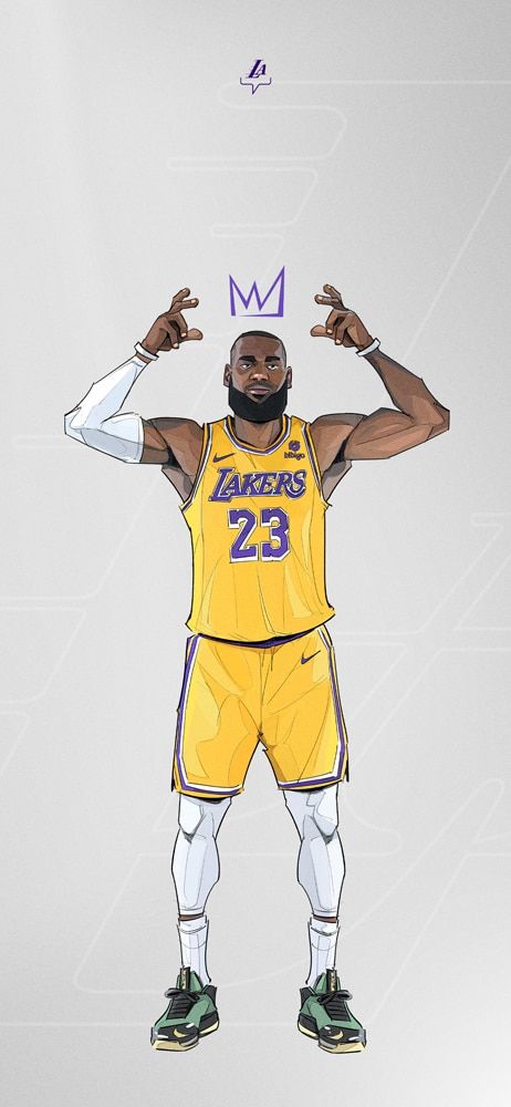 #GoLakers: Lebron Cartoon, Lebron James Tattoos, Nba Cartoon, Nba Shoes, Lebron James Art, Lebron James Poster, Lakers Wallpaper, Basketball Artwork, Lebron James Wallpapers