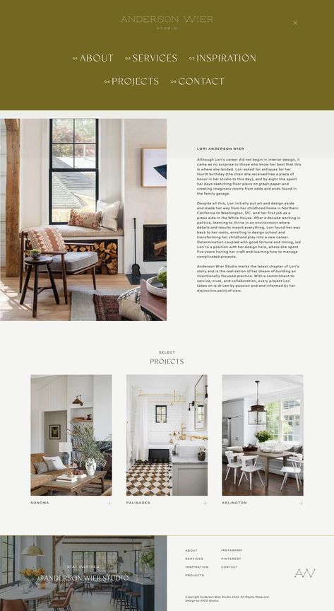 web design inspiration for interior design studios Idco Studio, Website Menu Design, Website Layouts, Simple Web Design, Website Menu, Web Design Examples, Colorful Website, Interior Design Website, Ui Design Website