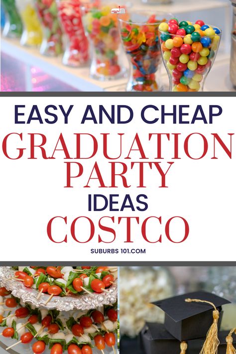 Are you hosting a graduation party? Need easy and cheap Graduation party food ideas? Whenever I’m hosting a party, I always head to Costco- from party food platters to party appetizers to party snacks to candy bars, Costco makes it easy to throw an affordable graduation party. Here are the best Costco graduation party food ideas. Graduation Food Ideas Desserts, Catered Party Food Ideas, Outdoor Graduation Party Food Ideas, Cheap Graduation Party Ideas Food, Graduation Party Food Ideas On A Budget, Best Graduation Party Food Ideas, Candy Bar Graduation Party, Appetizers For Graduation Party, Graduation Themed Food