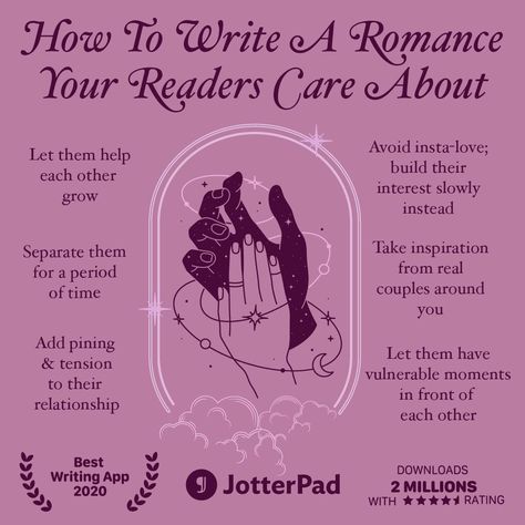 Are you planning on writing romance into your story as a subplot or a main theme? Whichever it is, it's important to get your readers… | Instagram How To Make A Main Character, Book Writing Template Free Printable, Writing Tips For Romance, Writing Slow Burn Romance, Book Planning Writing, Romance Novel Ideas Writing Prompts, Writing Themes Ideas, Romance Story Starters, Writing Story Tips