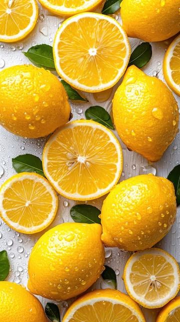 Premium Photo | Citrus fruits Lemons On White Backdrop With Water Drops Vegetable Wallpaper, Lemon Images, Lemon Pictures, Lemon Background, Yellow Fruits, Fruit Aesthetic, Fruits Photos, Fruit Picture, Fruits Images