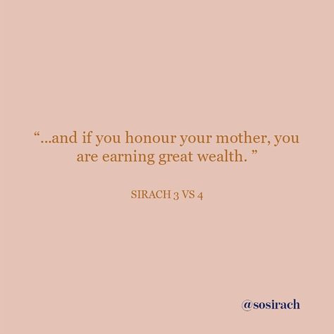 Sirach on Instagram: “HAPPY MOTHERS’ DAY 👩‍👧‍👦 ✨ ✨ ✨ #mothersday #honouryourmother #catholicandproud #christian #sirach #wealth” Christian Mothers Day Quotes, Mothersday Quotes, Quotes Bible, Bible Quote, Mothers Day Quotes, Day Quotes, Mother Quotes, Drawing Lessons, Happy Mothers Day