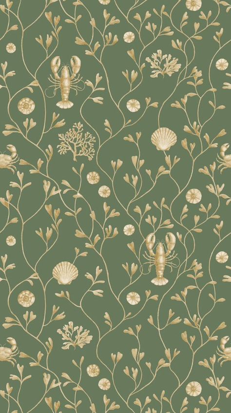 Deep glorious olive green combined with decadent golden tones brings ultimate sumptuousness to any room. Perfect paired with rich creams, other indulgent deep warm greens and golds for absolute drama. Whitstable collection in Olive/ Gold. Green And Gold Living Room, Olive Green Aesthetic, Hand Drawn Wallpaper, Gold Rooms, Gold Living Room, Color Board, Colour Board, Landscape Artist, Woven Paper