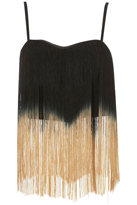 ombre fringe top. love love love this Fringe Tops, Fringe Top, Va Va Voom, Playing Dress Up, Style Me Pretty, Passion For Fashion, Karl Lagerfeld, Spring Summer Fashion, A Black