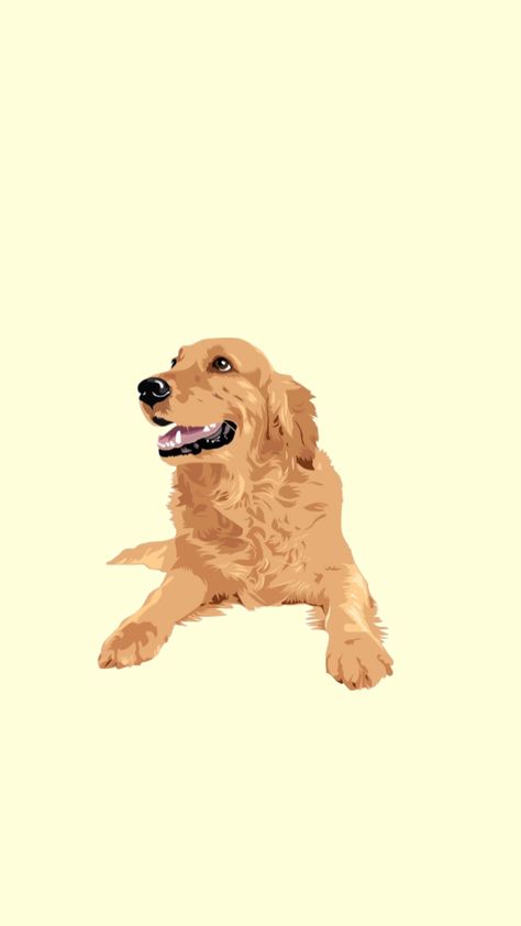 Golden Retriever Wallpaper, Pet Vet, Phone Wallpaper Images, Golden Retriever, Dogs And Puppies, Labrador, Phone Wallpaper, Iphone Wallpaper, Doodles