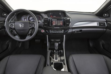 2017 Honda Accord Coupe v6 Touring Interior Honda Accord 2016, Honda Accord Touring, Best Cars For Teens, Honda Civic 2017, Car For Teens, Honda Accord Sport, Honda Accord Coupe, Teen Driver, 2017 Honda Accord