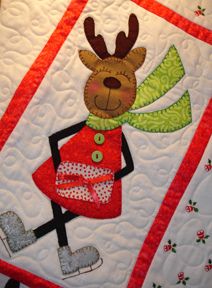 Reindeer Quilt, Christmas Applique Patterns, Christmas Mug Rugs, Christmas Quilt Blocks, Christmas Sewing Projects, Christmas Quilt Patterns, Mug Rug Patterns, Fabric Postcards, Christmas Applique