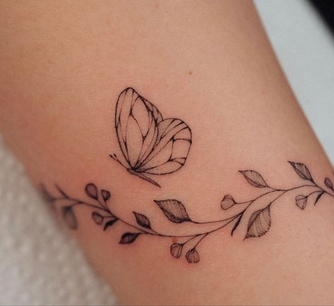 Bracelet Butterfly Tattoo, Butterfly Bracelet Tattoo, Bunami Ink, Butterfly Ankle Tattoos, Butterfly Wrist Tattoo, Hip Thigh Tattoos, Wrap Tattoo, Bracelet Tattoo, Ankle Tattoos For Women