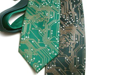 Cool circuit board tie in the Scatterbrain Ties Etsy shop -- perfect for a Father's Day gift! Style Gentleman, Printed Circuit Boards, Computer Nerd, Computer Programmer, Geek Decor, Printed Circuit, Printed Circuit Board, Venn Diagram, Science Gifts