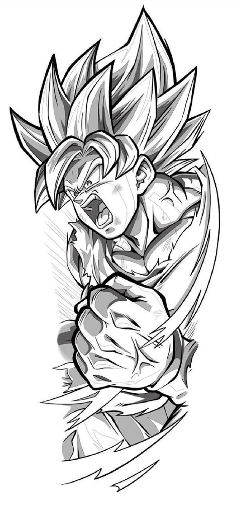 Dragonball Dragon Tattoo, Graffiti Style Tattoo Design, Goku Vegeta Tattoo Design, Goku And Vegeta Tattoo Design, Dragon Ball Z Villains, Future Trunks Tattoo, Super Saiyan Tattoo, The Hulk Drawing, Goku Stencil